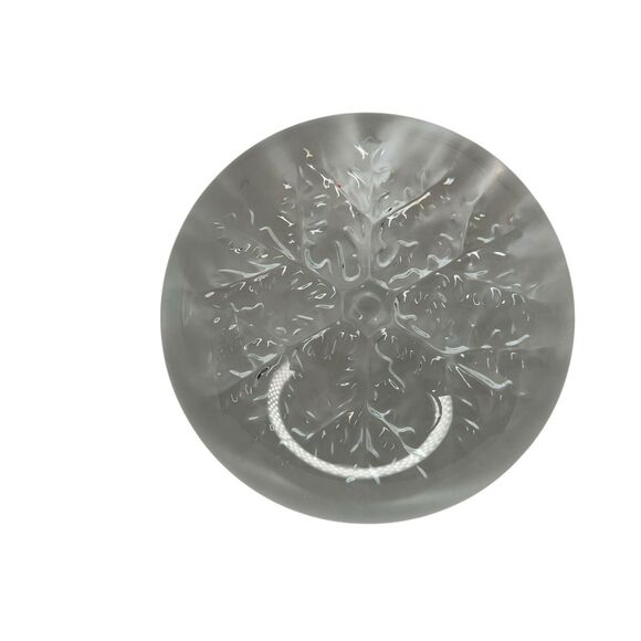 Vtg Mixed Crystal Glass Art Paperweight Lot of 3 Paper Quilled, Faceted, Domed - Picture 5 of 11